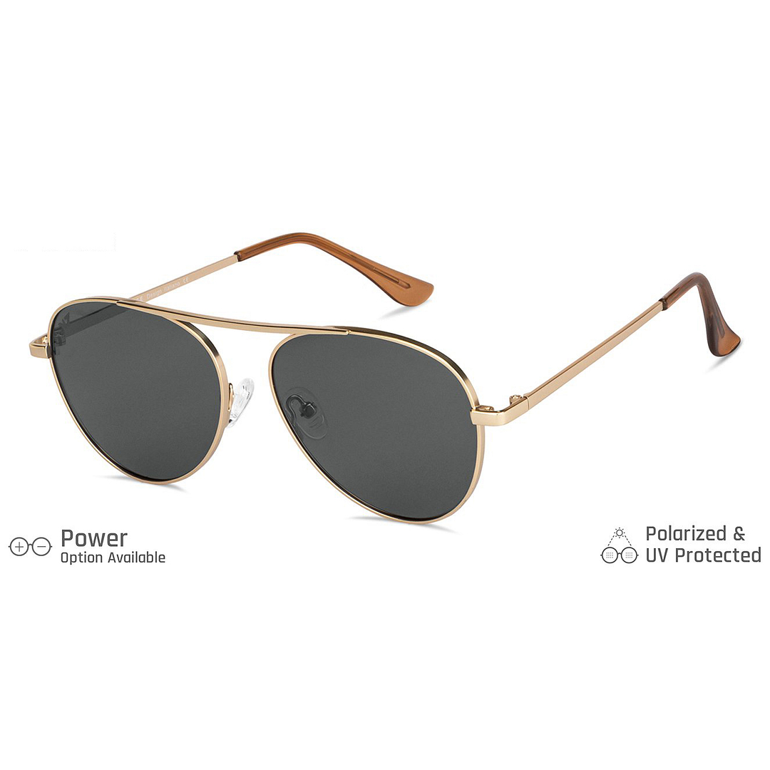 Vincent Chase Online Gold Full Rim Aviator right side