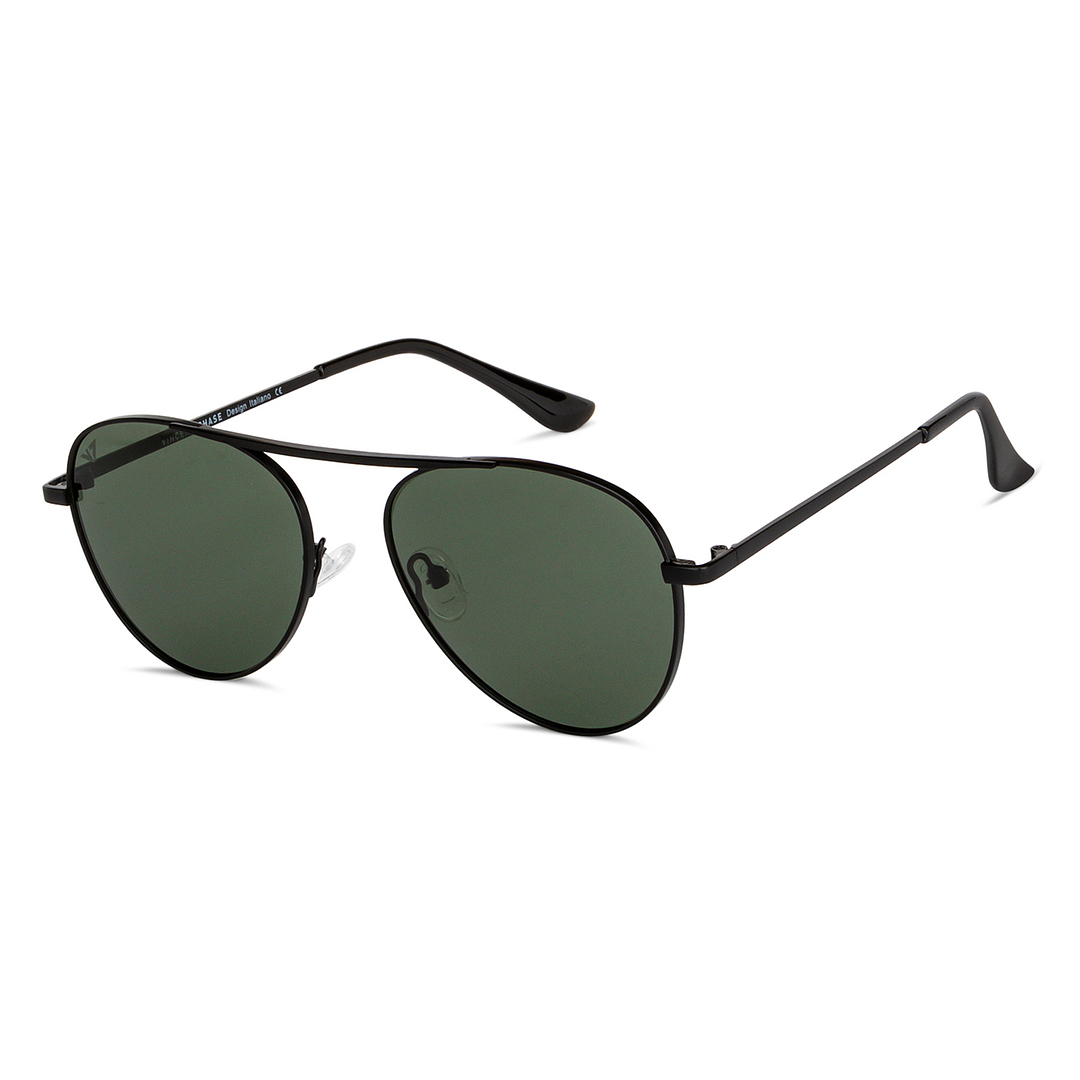 Vincent Chase Online Black Full Rim Aviator right side