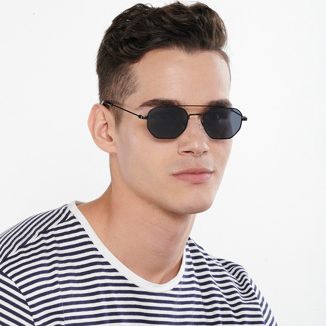 Vincent Chase Online Black Full Rim Geometric left side