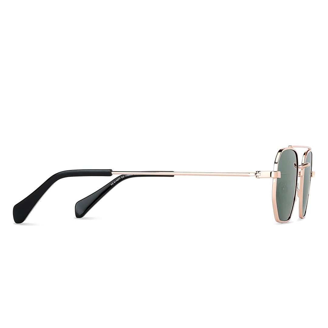 Vincent Chase Polarized Gold Full Rim Geometric right side