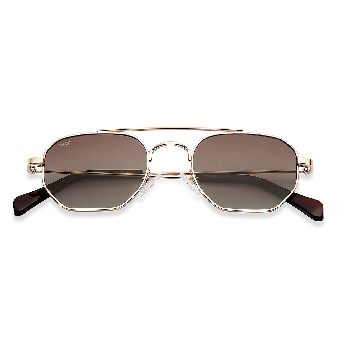 Vincent Chase Online Gold Full Rim Geometric right side