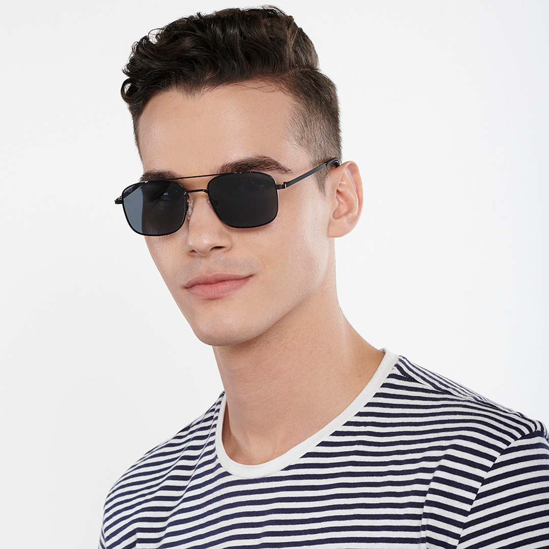 Vincent Chase Polarized Black Full Rim Rectangle right side