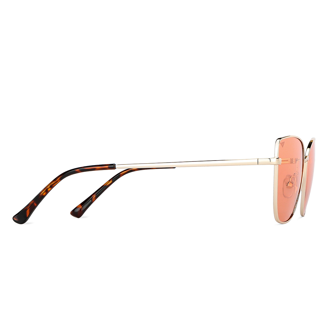 Vincent Chase Online Gold Full Rim Cat Eye left side