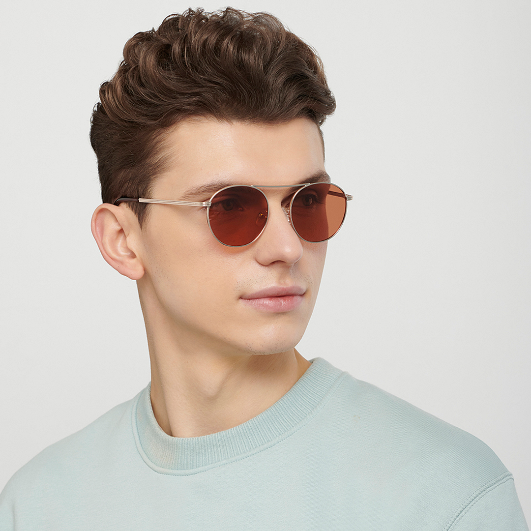 Vincent Chase Online Gold Full Rim Round right side