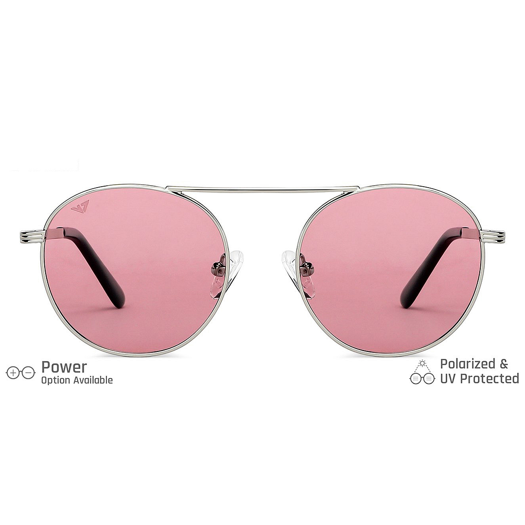 Vincent Chase Online Silver Full Rim Round left side