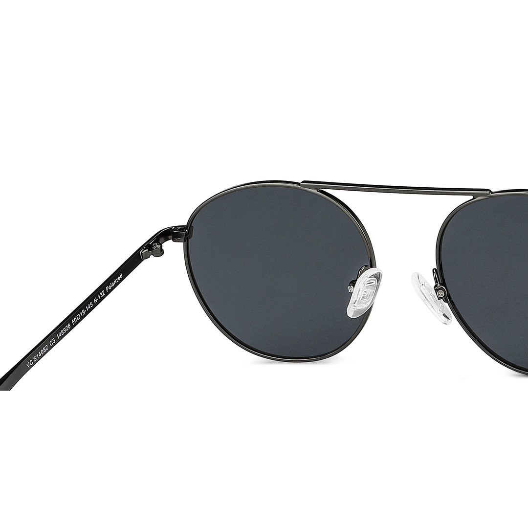 Vincent Chase Online Gunmetal Full Rim Round right side