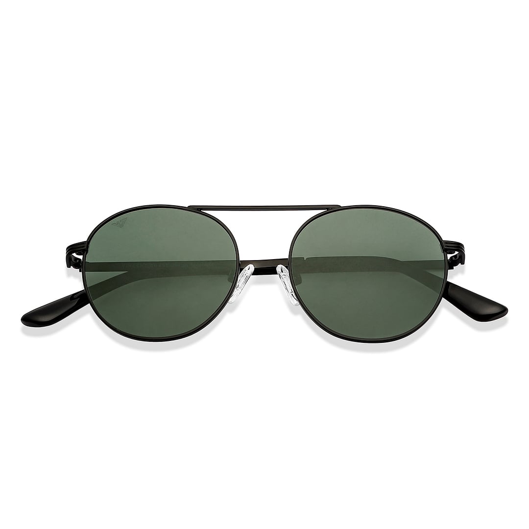 Vincent Chase Polarized Black Full Rim Round right side