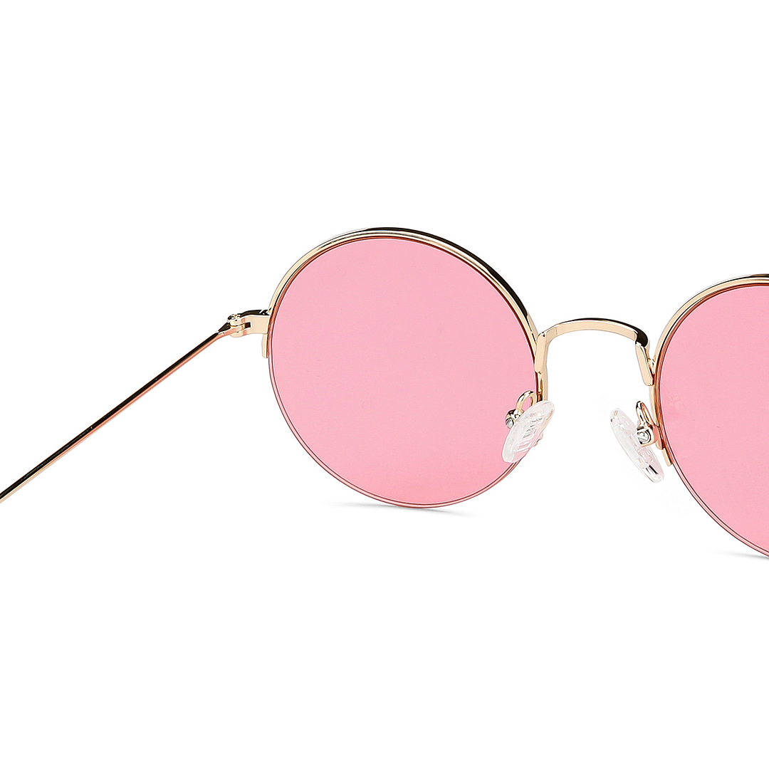 Vincent Chase Online Gold Half Rim Round right side