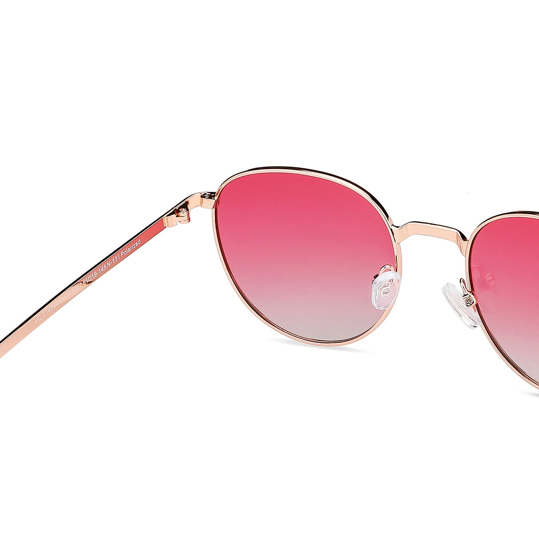 Vincent Chase Polarized Gold Full Rim Round right side