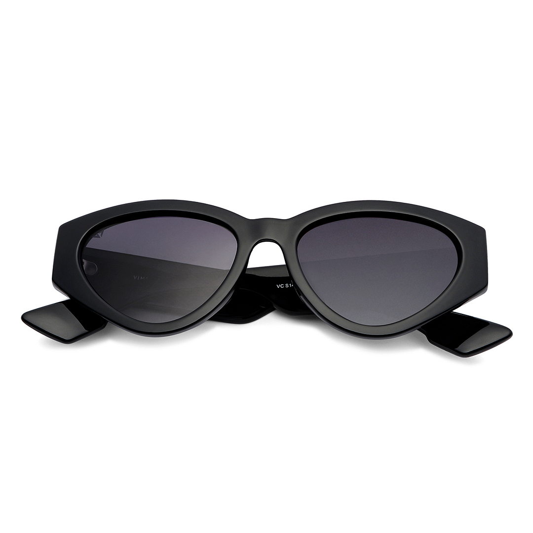 Vincent Chase Online Black Full Rim Cat Eye left side