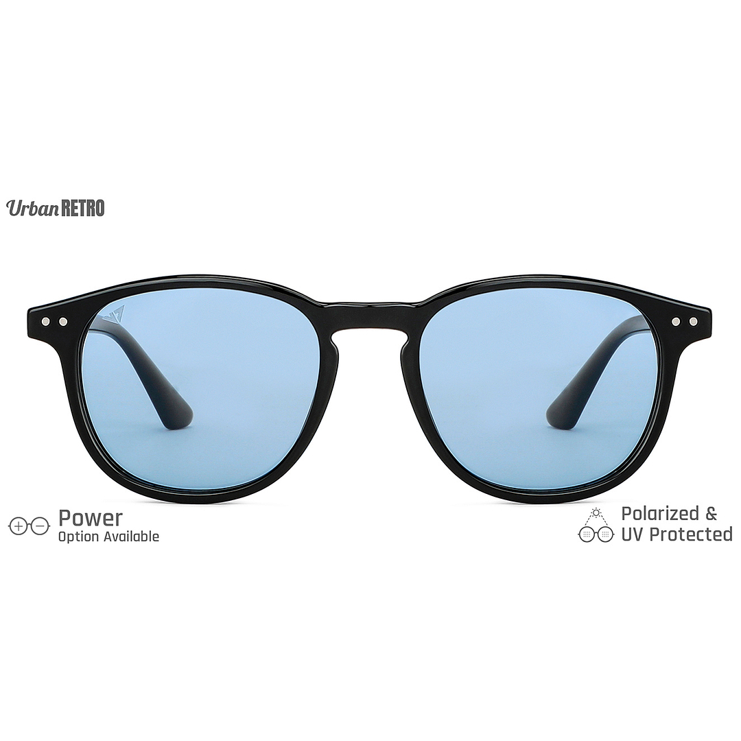 Vincent Chase Online Black Full Rim Round left side