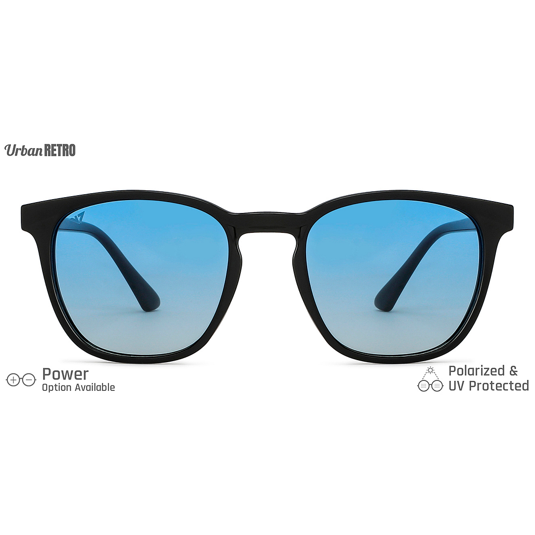 Vincent Chase Polarized Black Full Rim Square right side