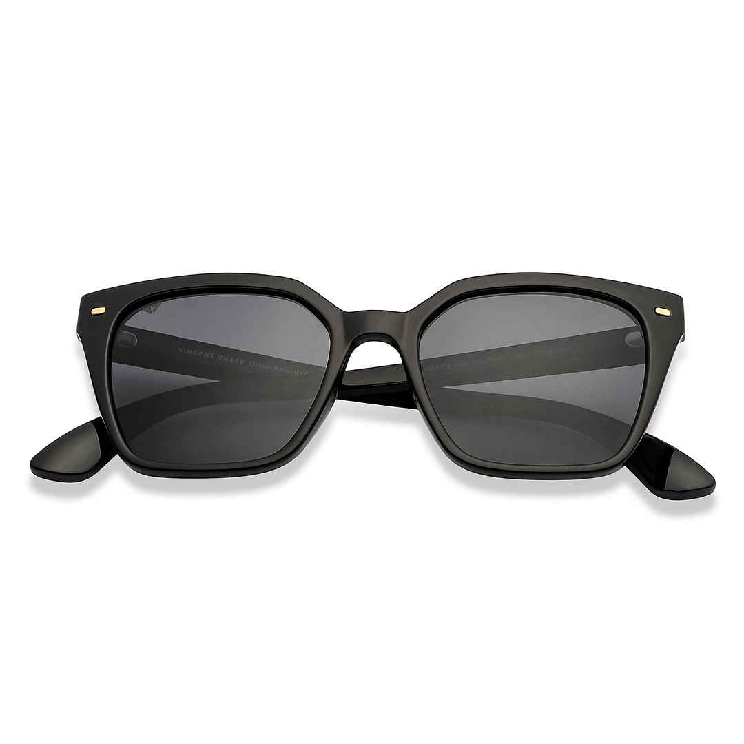 Vincent Chase Online Black Full Rim Square left side