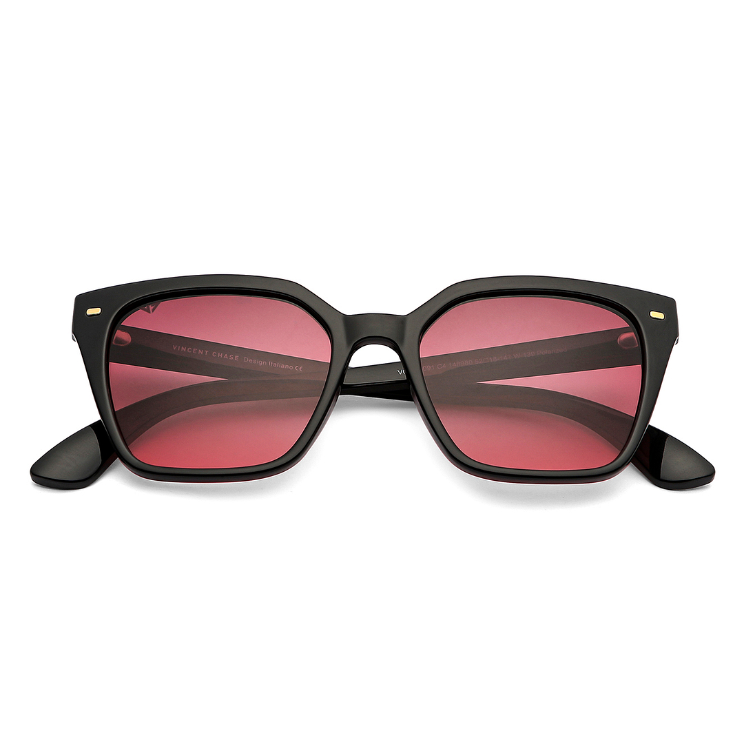 Vincent Chase Online Black Full Rim Square left side