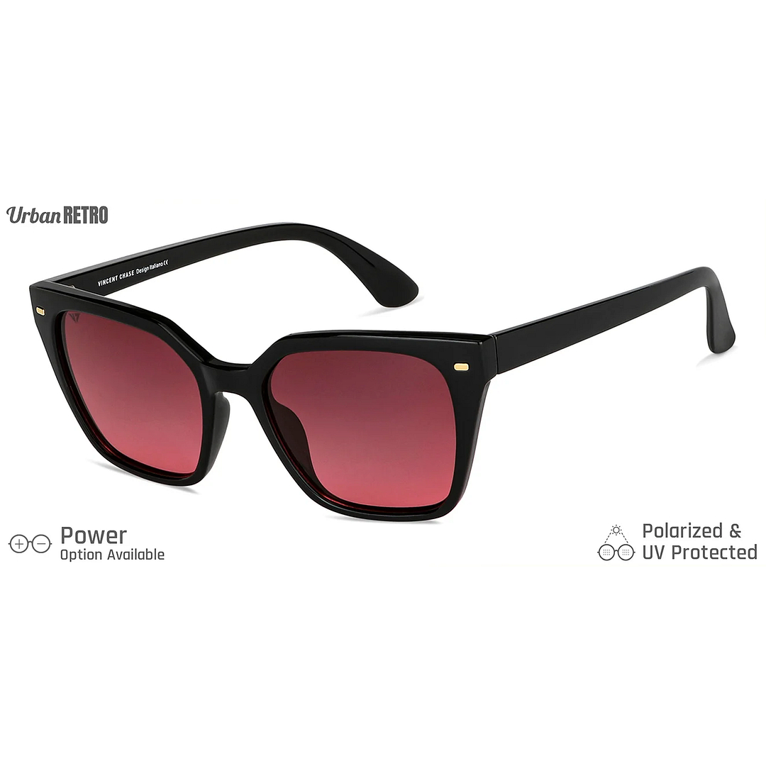 Vincent Chase Online Black Full Rim Square right side