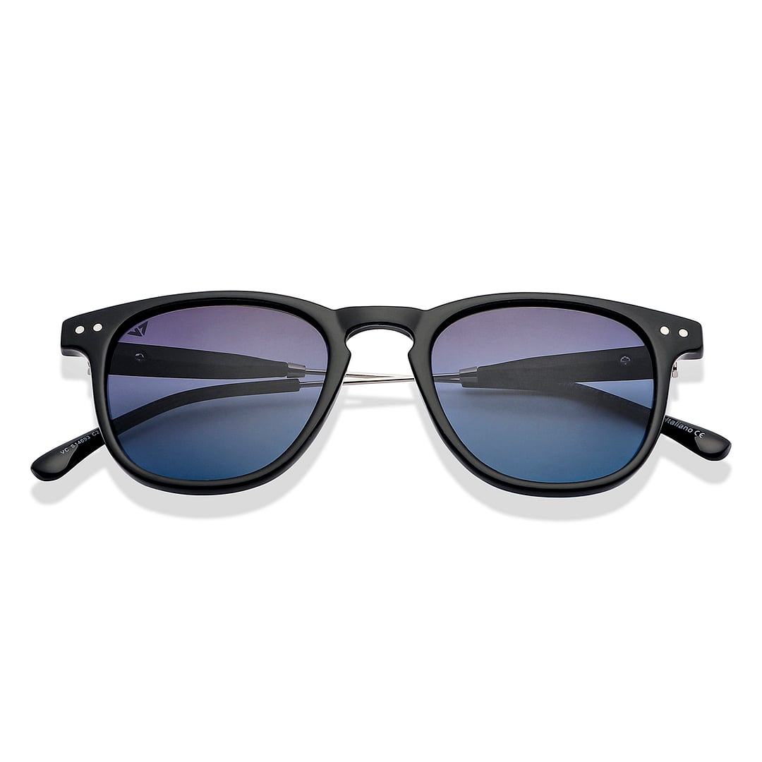 Vincent Chase Polarized Black Full Rim Round left side