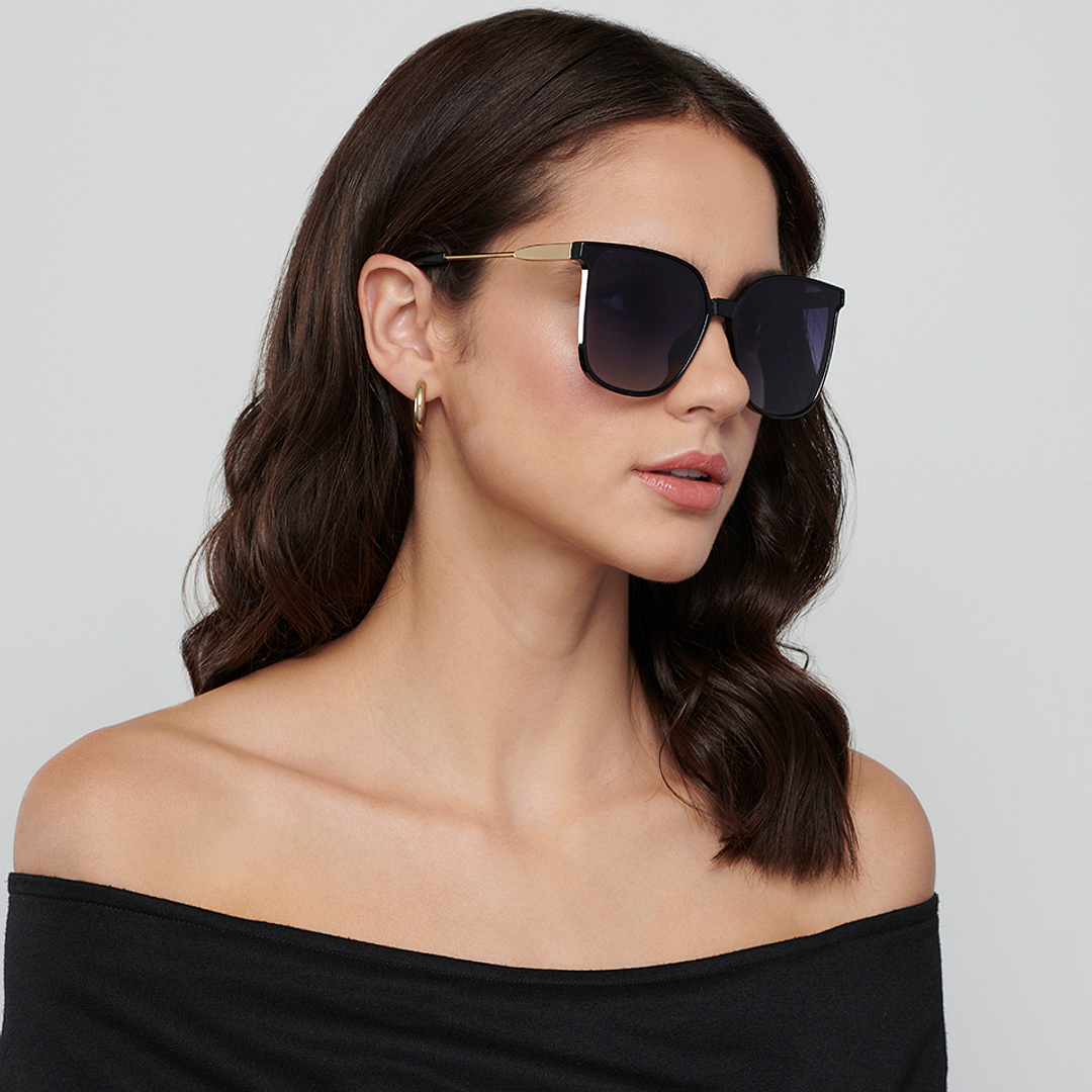 Vincent Chase Online Black Full Rim Cat Eye right side