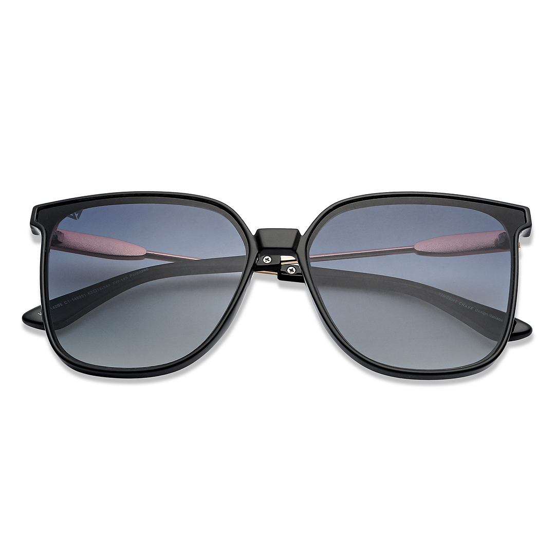 Vincent Chase Online Black Full Rim Cat Eye left side