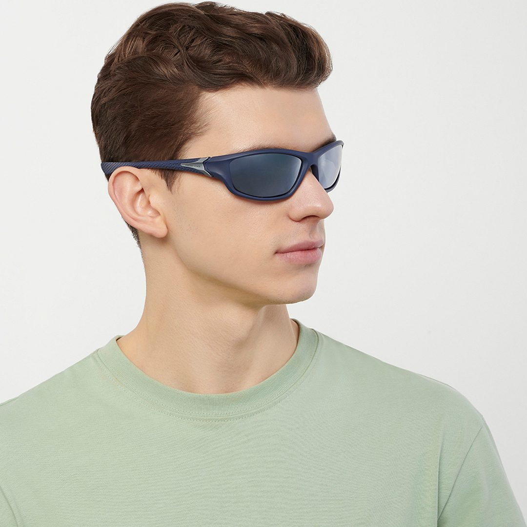 Vincent Chase Online Blue Full Rim Rectangle left side