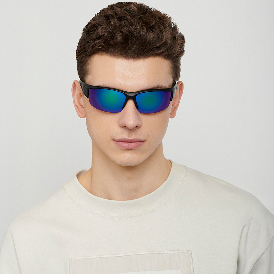 Vincent Chase Online Blue Half Rim Rectangle right side