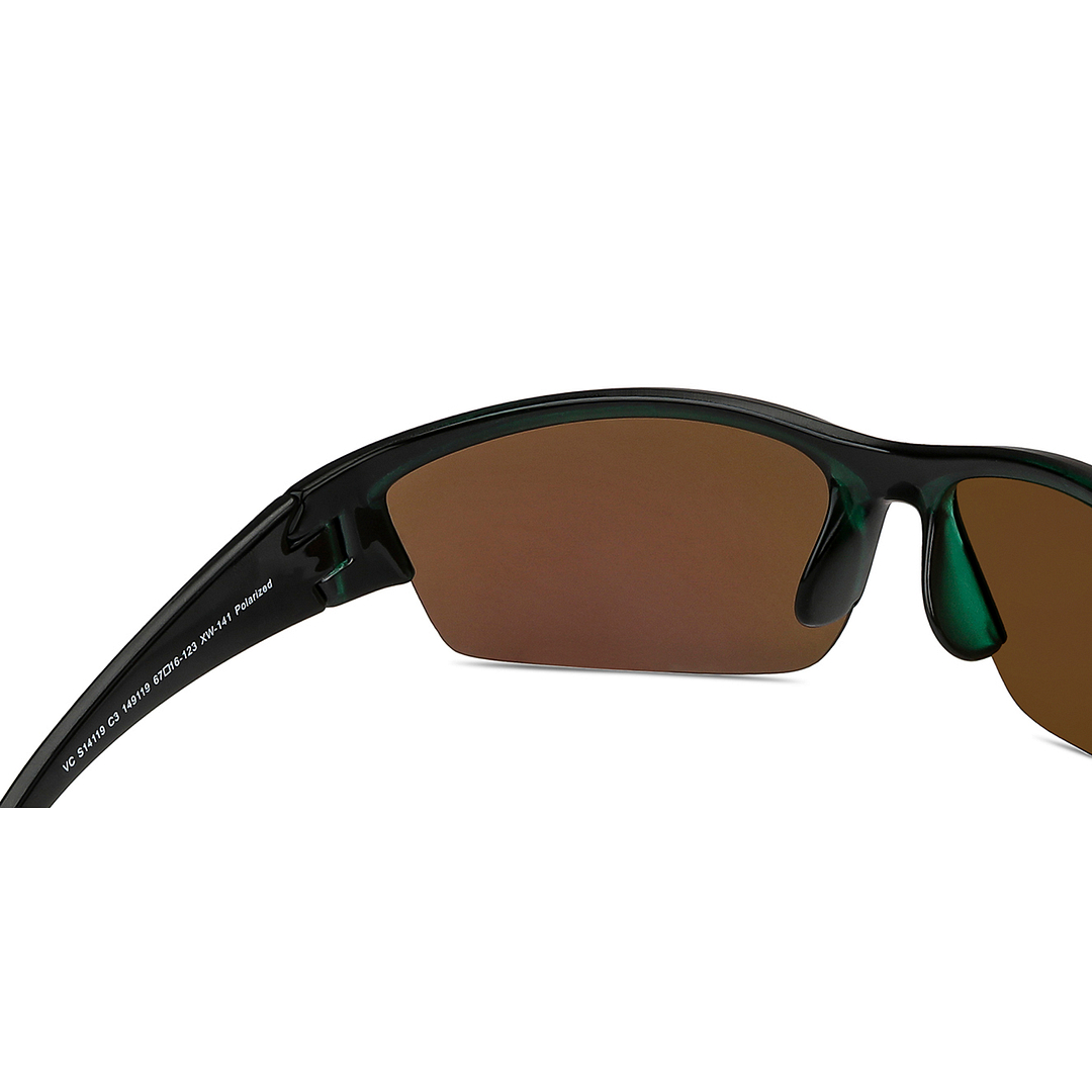 Vincent Chase Online Blue Half Rim Rectangle right side