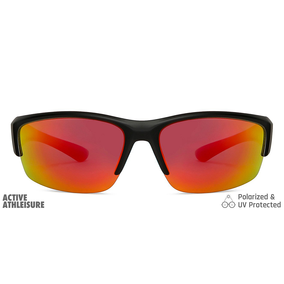 Vincent Chase Online Black Half Rim Rectangle left side