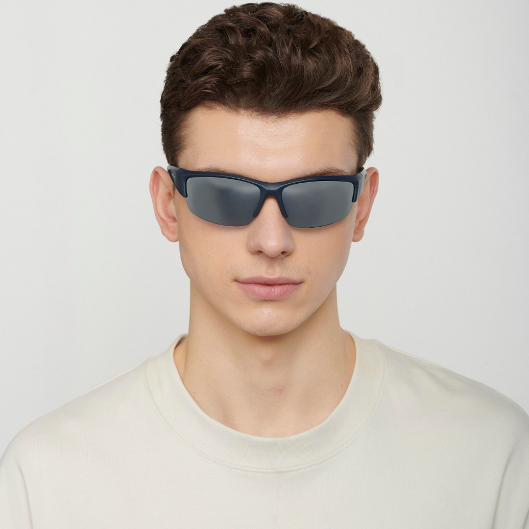 Vincent Chase Online Blue Half Rim Rectangle left side