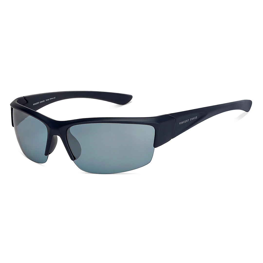 Vincent Chase Online Blue Half Rim Rectangle left side