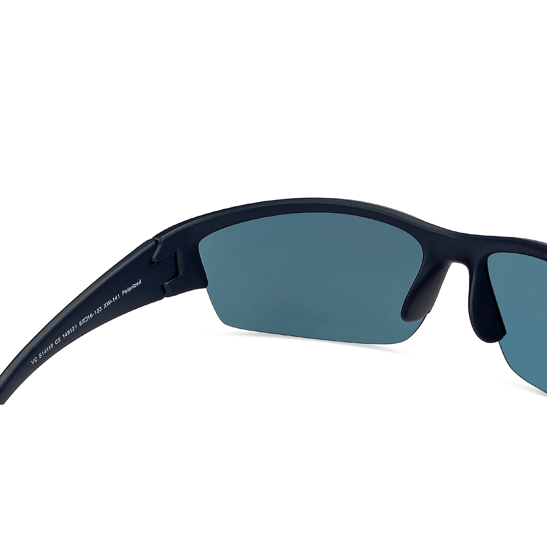 Vincent Chase Online Blue Half Rim Rectangle right side