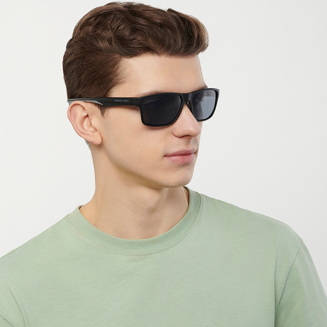 Vincent Chase Online Black Full Rim Square left side