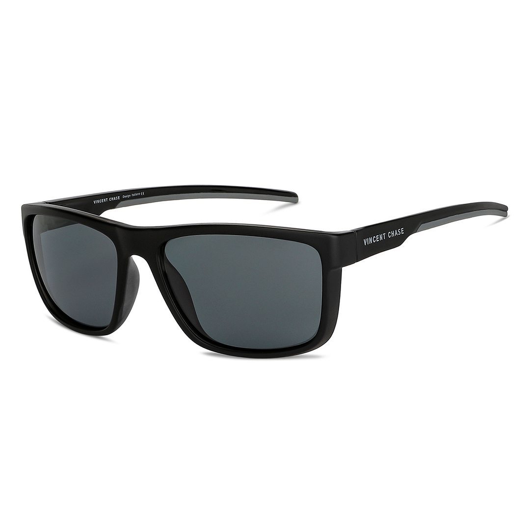 Vincent Chase Polarized Black Full Rim Square right side