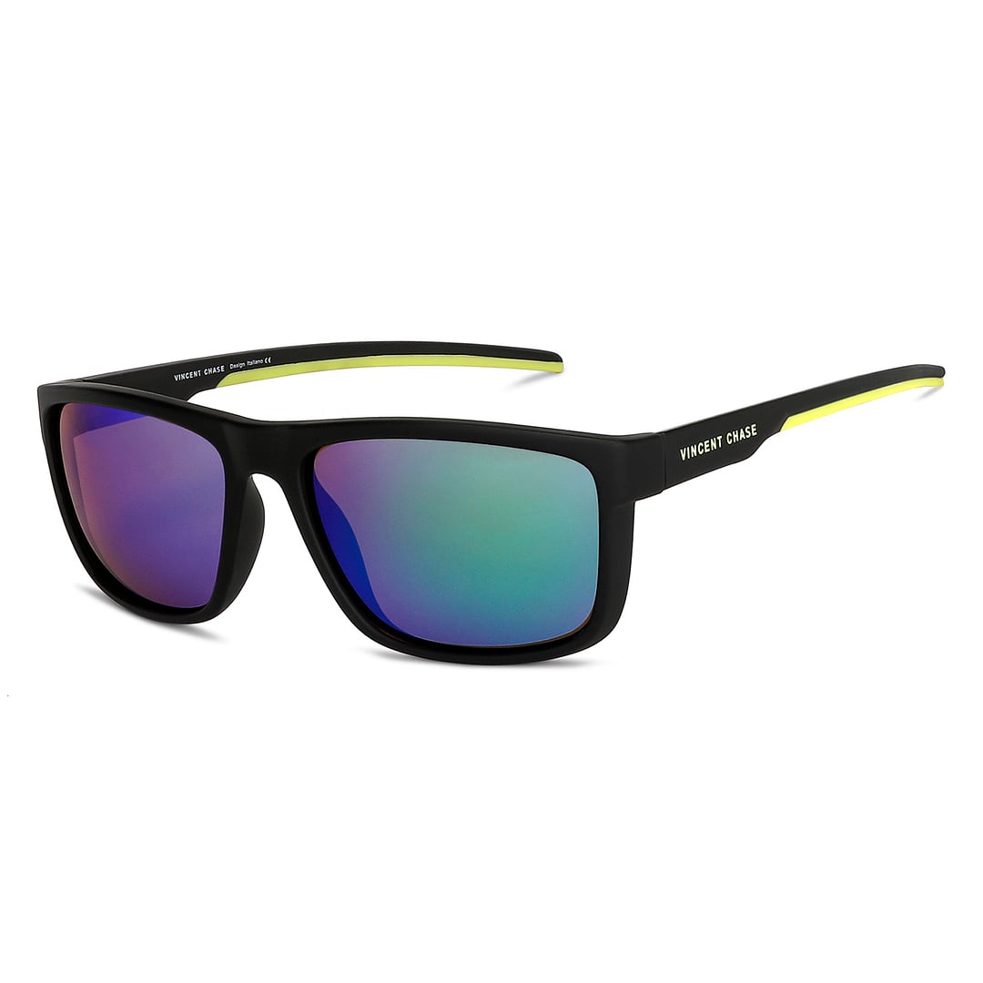 Vincent Chase Polarized Black Full Rim Square right side