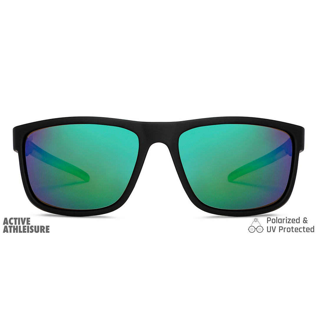 Vincent Chase Polarized Black Full Rim Square right side