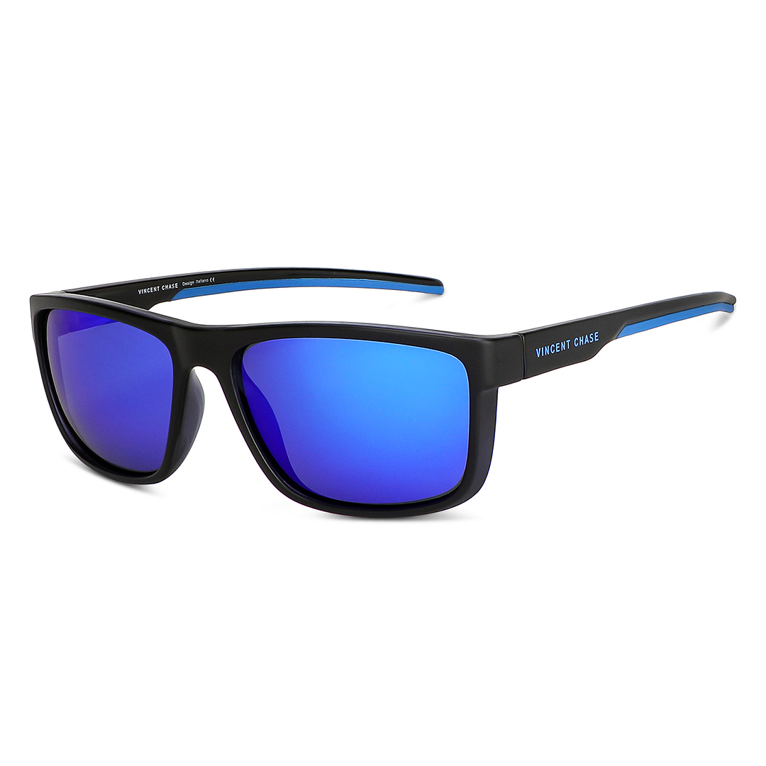 Vincent Chase Polarized Black Full Rim Square right side