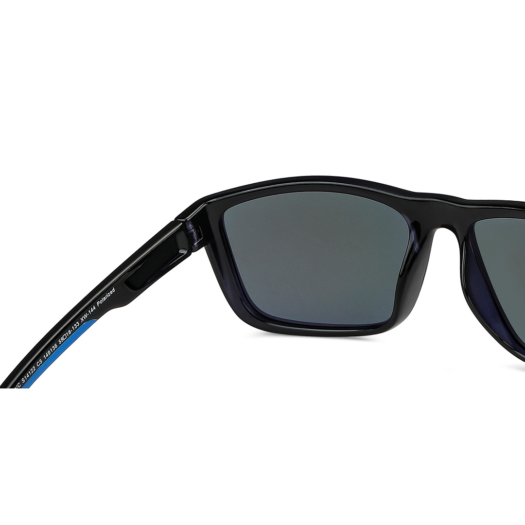 Vincent Chase Polarized Black Full Rim Square right side