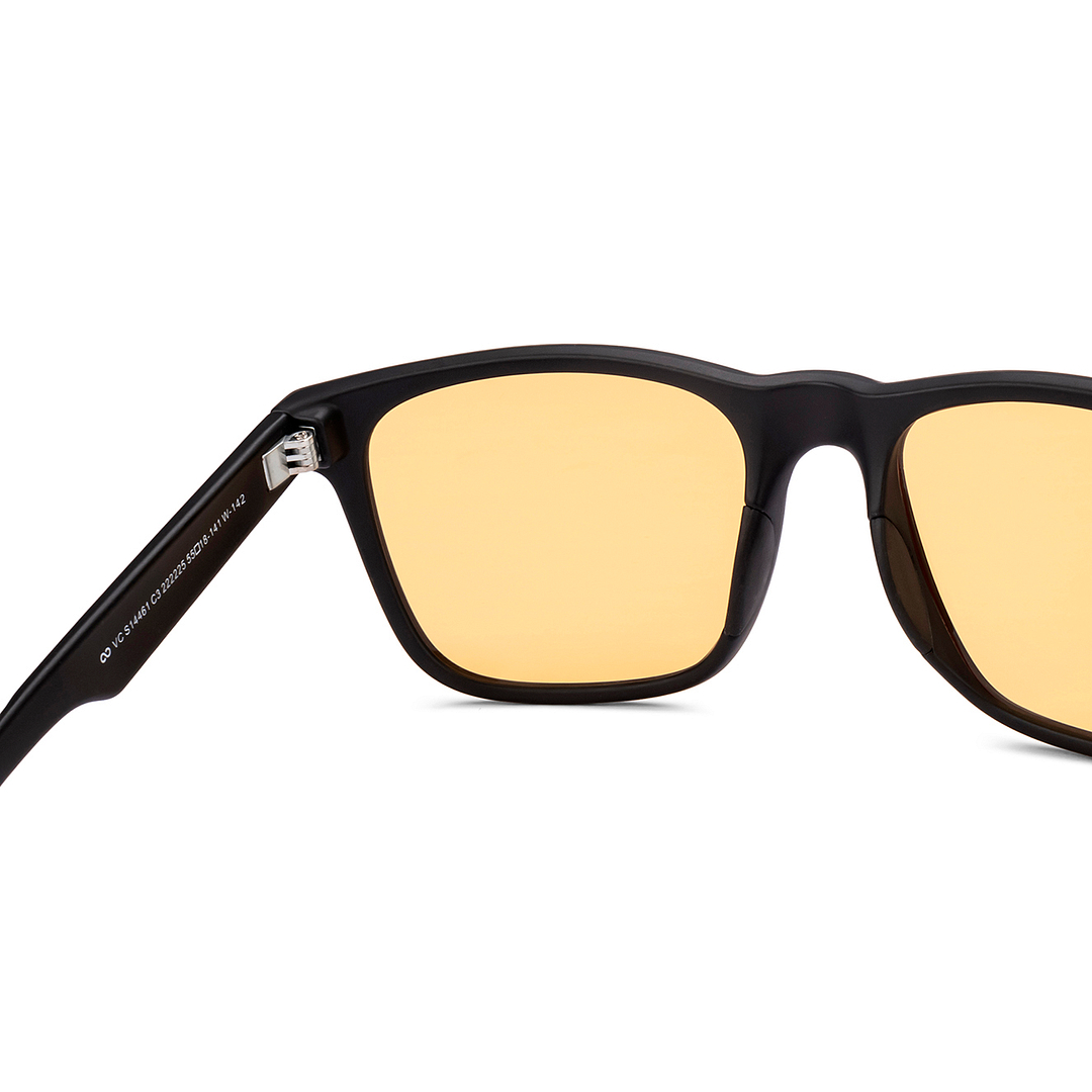 Buy Yellow Black Full Rim Square Vincent Chase DRIVING GLASSES VC
