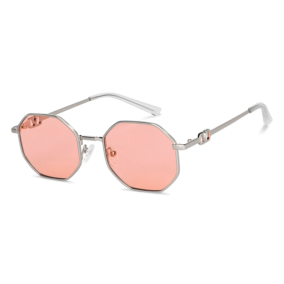 Vincent Chase Online Silver Full Rim Geometric right side