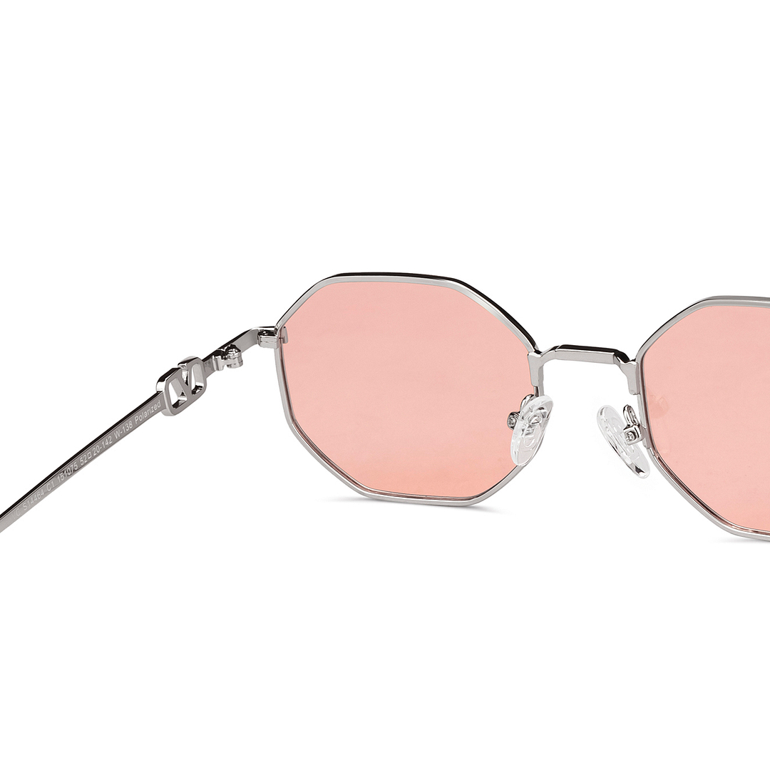 Vincent Chase Online Silver Full Rim Geometric right side