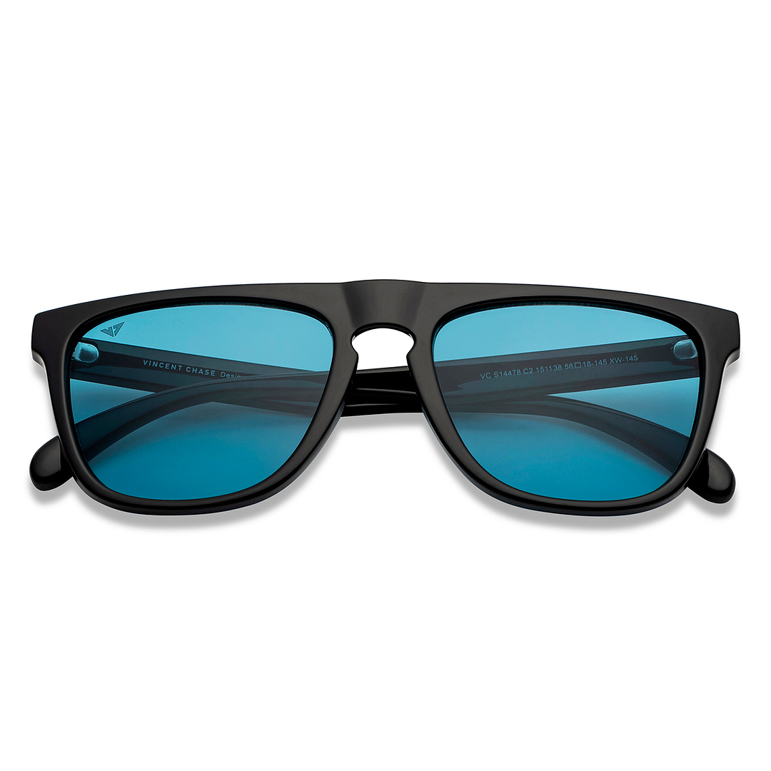 Vincent Chase Online Black Full Rim Square left side