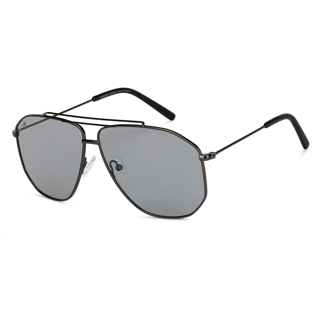 Vincent Chase Online Gunmetal Full Rim Aviator right side