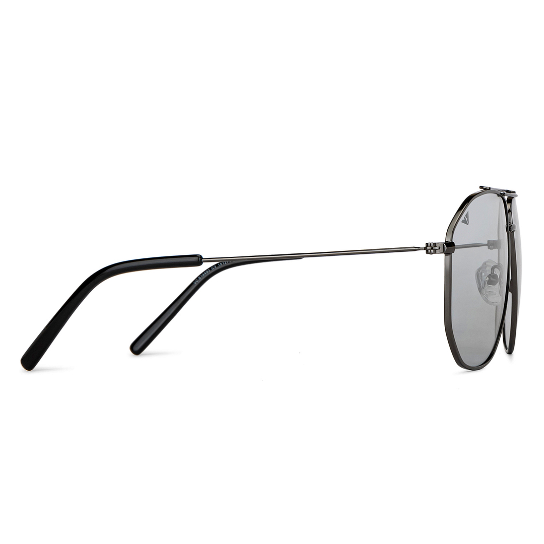 Vincent Chase Online Gunmetal Full Rim Aviator left side
