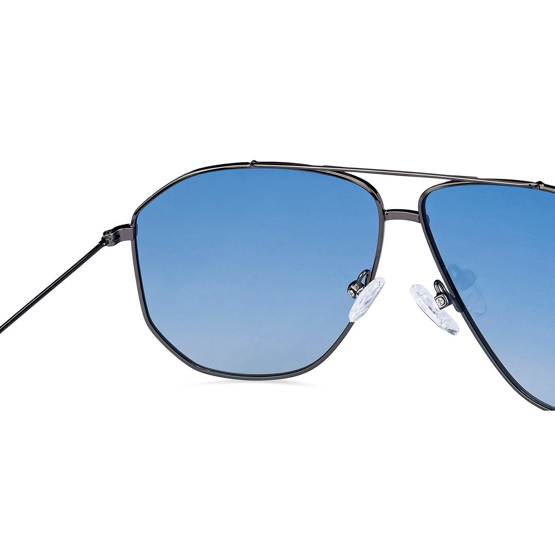 Vincent Chase Online Gunmetal Full Rim Aviator right side