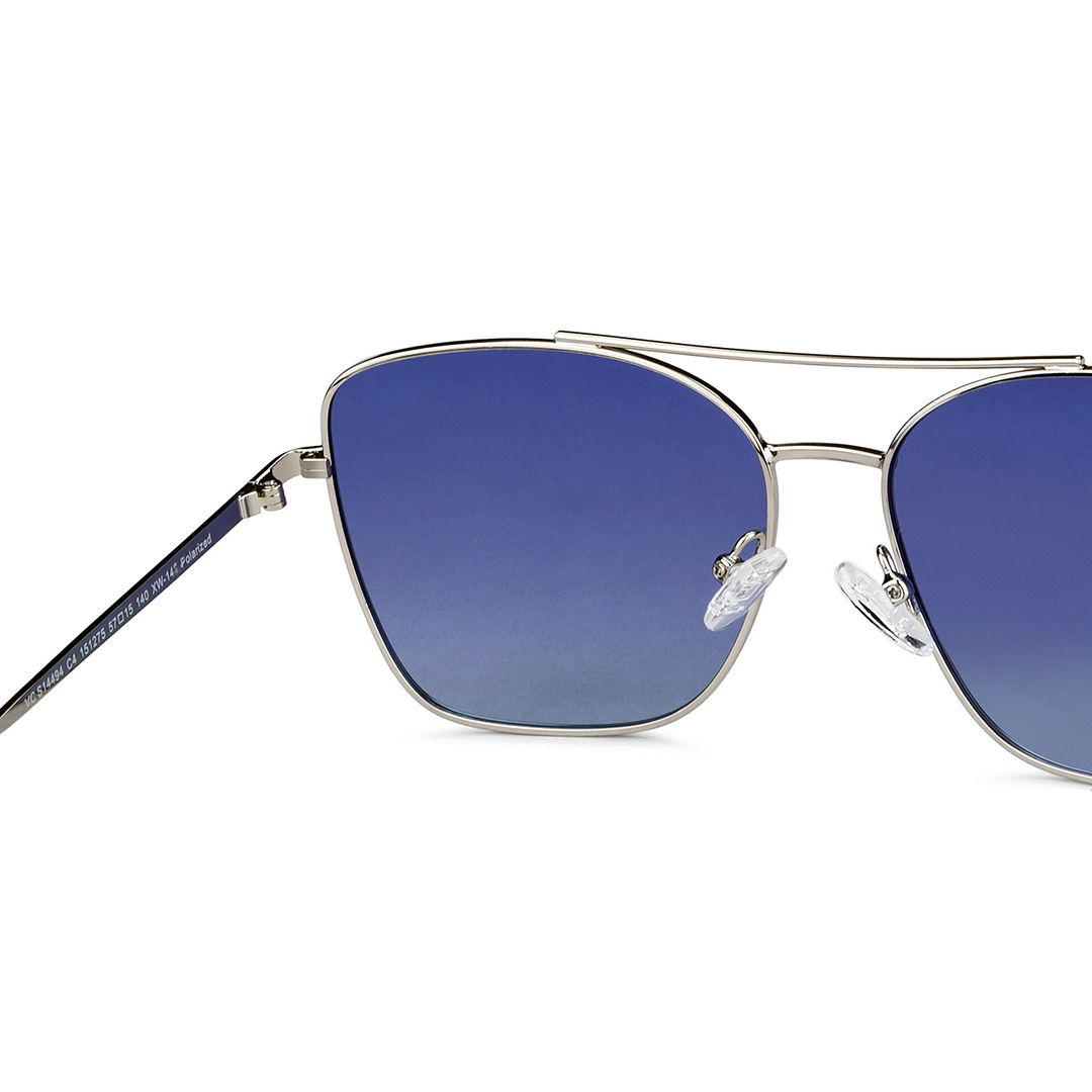 Vincent Chase Online Silver Full Rim Aviator right side