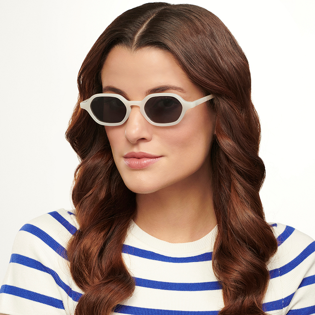 Vincent Chase Online White Full Rim Geometric left side