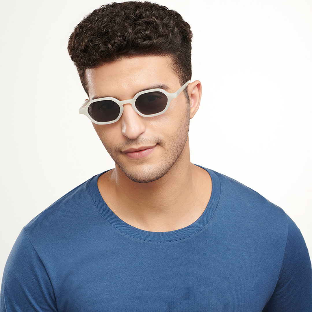 Vincent Chase Online White Full Rim Geometric left side