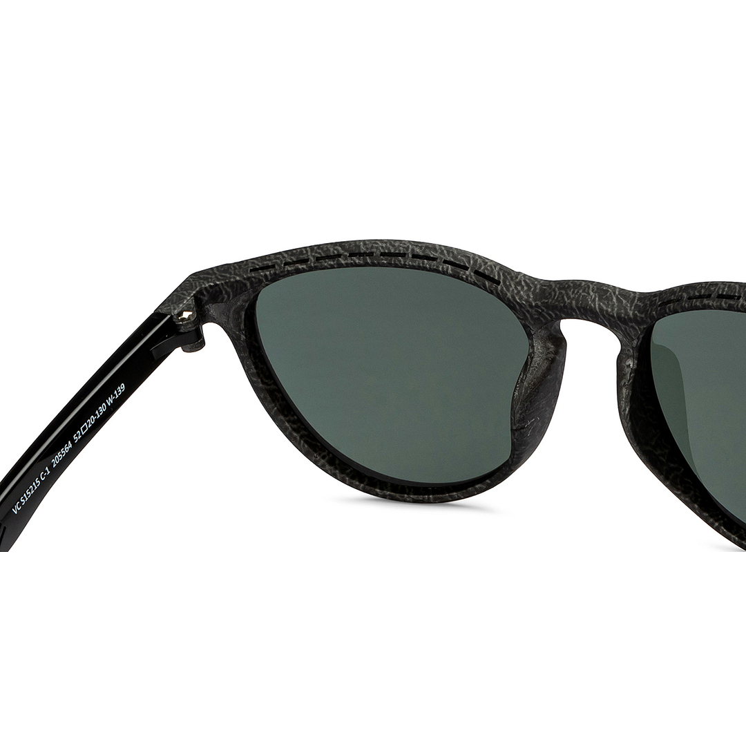 Vincent Chase Polarized Black Full Rim Round right side