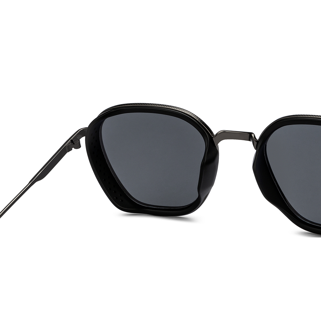 Vincent Chase Polarized Gunmetal Full Rim Geometric right side