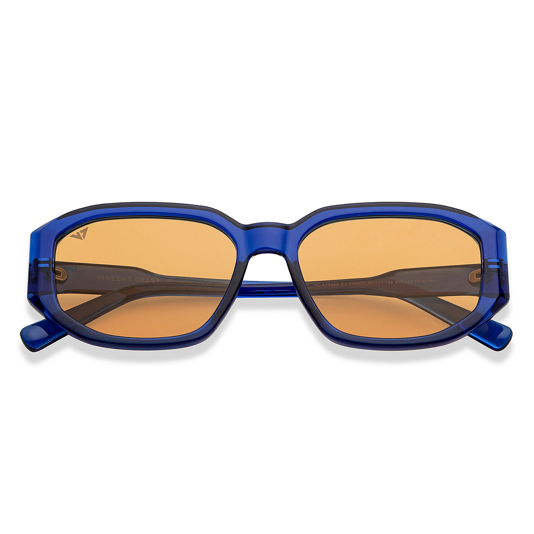 Vincent Chase Online Blue Full Rim Geometric left side
