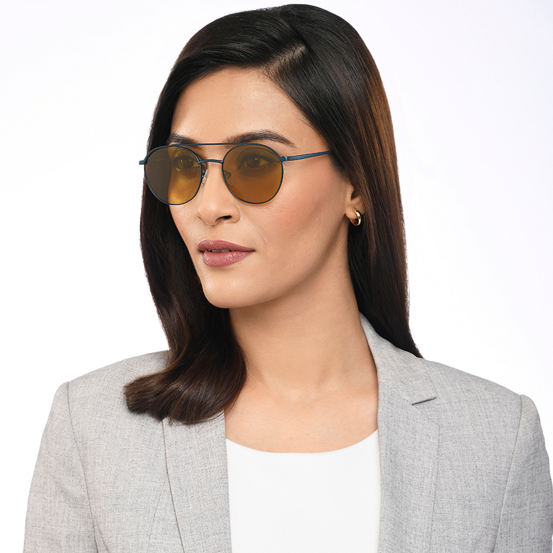Vincent Chase Online Blue Full Rim Round left side
