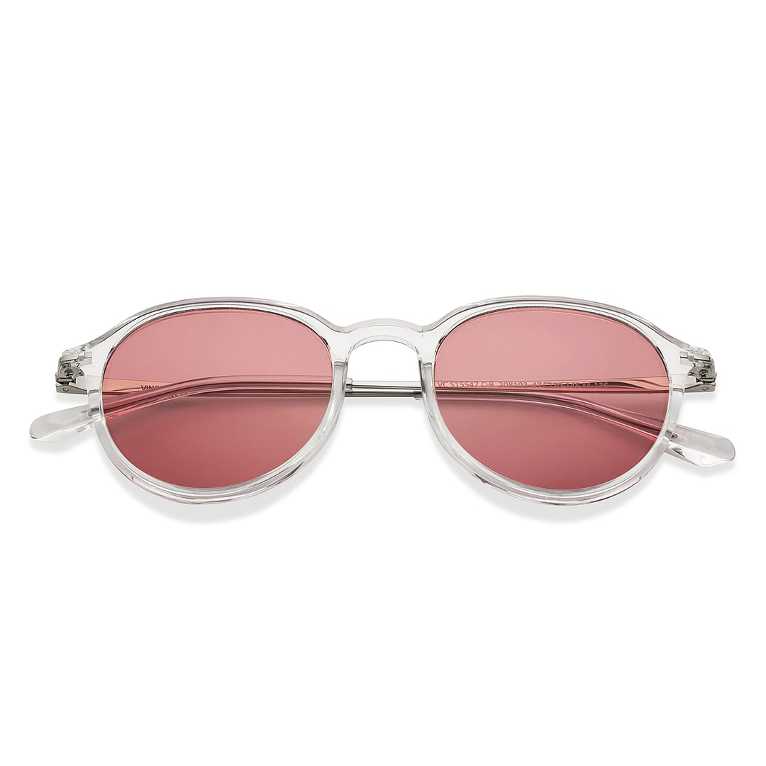 Vincent Chase Polarized Crystal Full Rim Round left side